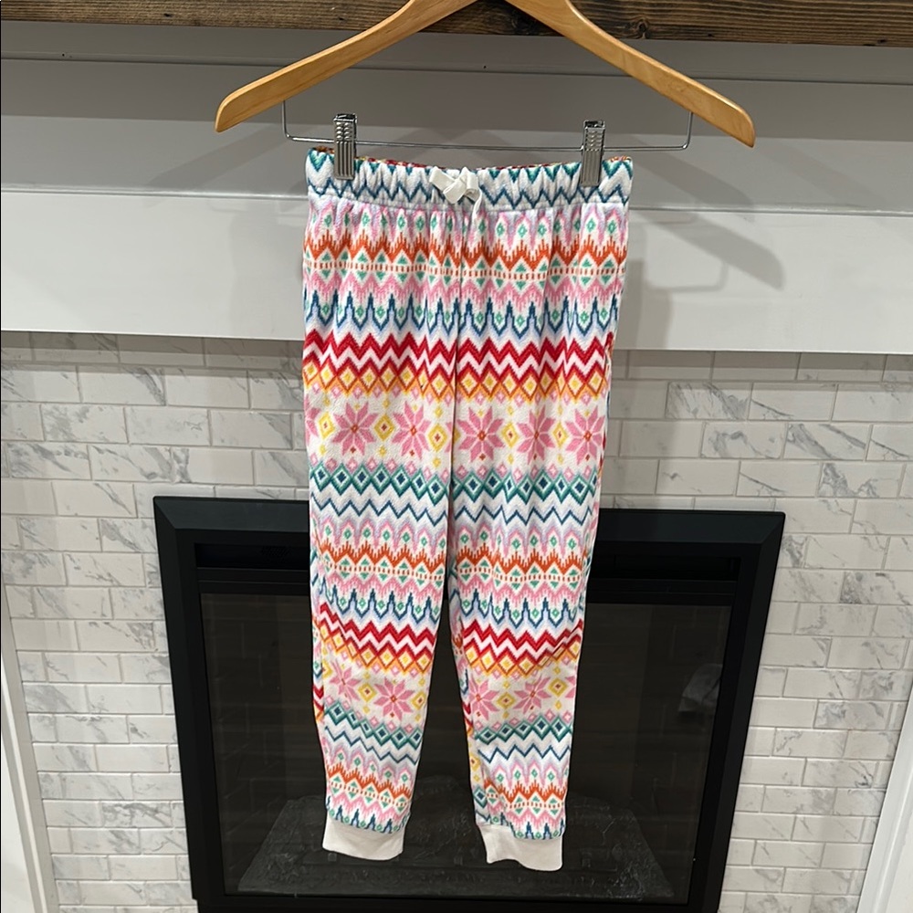 Girls old navy fleece Colorful Patterned  Pants 4 for $20